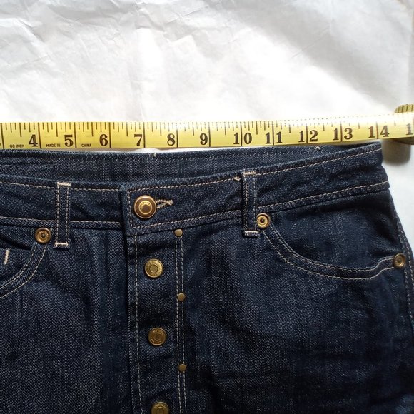 Mango Denim Mini Skirt, Size US 4 - Picture 4 of 10